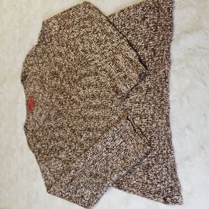 Skyr Sweater Womens Size XL Brown Knit Brown Cream Fall Winter Wool Blend